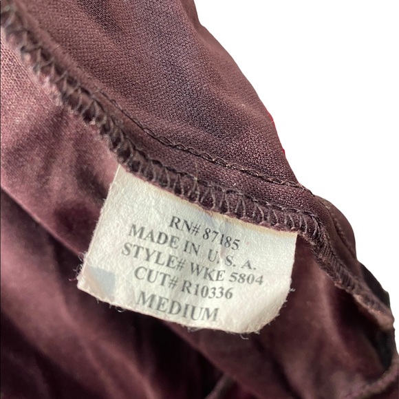 Vintage Satin Leopard Purple Baby Doll Lingerie Chemise Slip Pajama Dress Medium - Picture 12 of 12